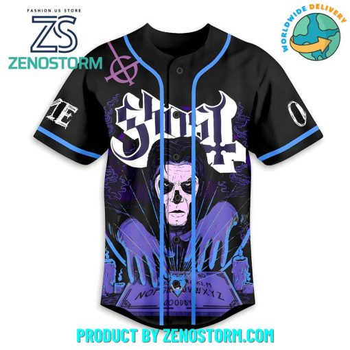 Ghost Band Say A Prayer Custom Name Baseball Jersey