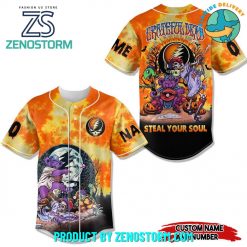 Grateful Dead Halloween Steal Your Soul Customized Baseball Jersey