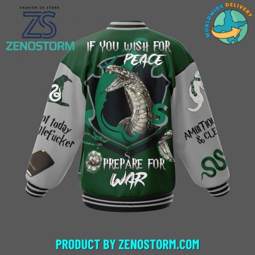 Harry Potter TV Series Slytherin Baseball Jacket