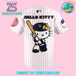 Hello Kitty Night x Milwaukee Brewers Baseball Jersey 2024