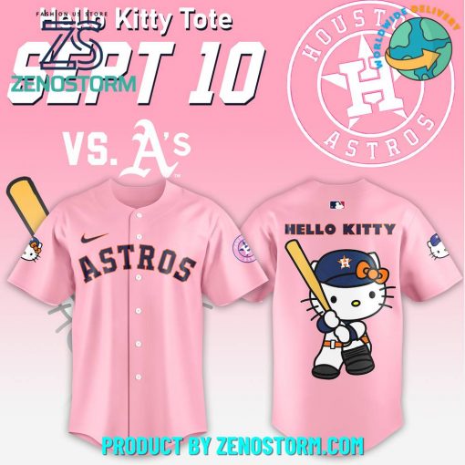 Houston Astros 2024 Hello Kitty Night Baseball Jersey