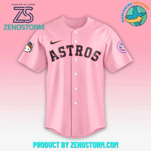 Houston Astros 2024 Hello Kitty Night Baseball Jersey