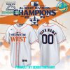 Houston Astros 2024 We Own The West Baseball Jersey – Orange