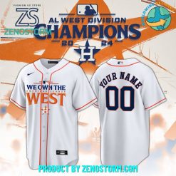 Houston Astros 2024 We Own The West Baseball Jersey White