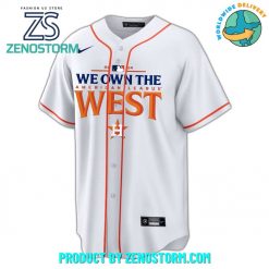 Houston Astros 2024 We Own The West Baseball Jersey White