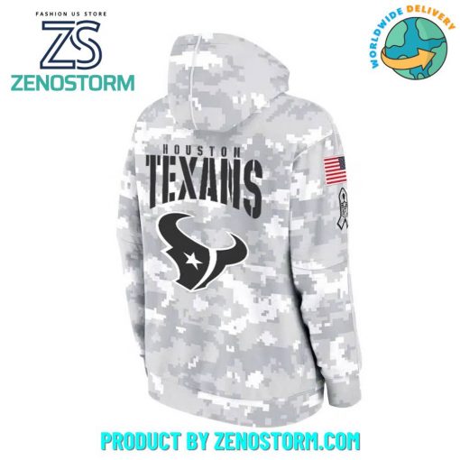 Houston Texans Arctic Camo 2024 Salute to Service Hoodie