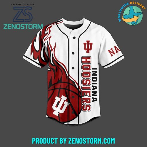 Indiana Hoosiers NCAA Football Customized Baseball Jersey