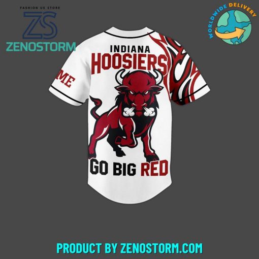 Indiana Hoosiers NCAA Football Customized Baseball Jersey