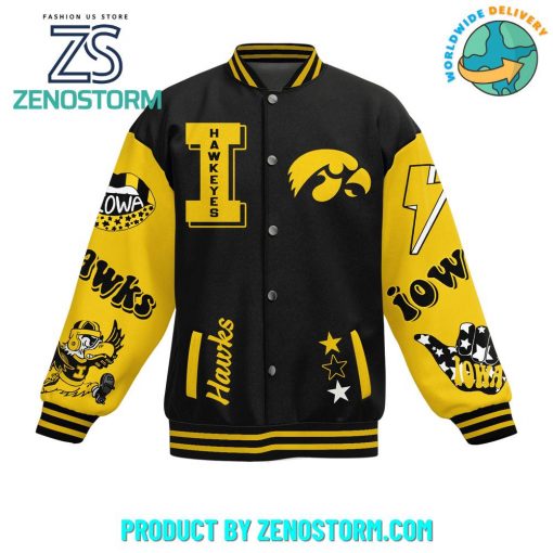 Iowa Hawkeyes Football Fight For Iowa Baseball Jacket