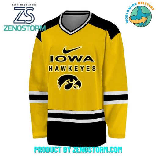 Iowa Hawkeyes NCAA Football 2024 Hockey Jersey