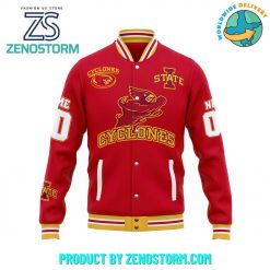 Iowa State Cyclones Football Customized Baseball Jacket