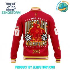 Iowa State Cyclones Football Customized Baseball Jacket