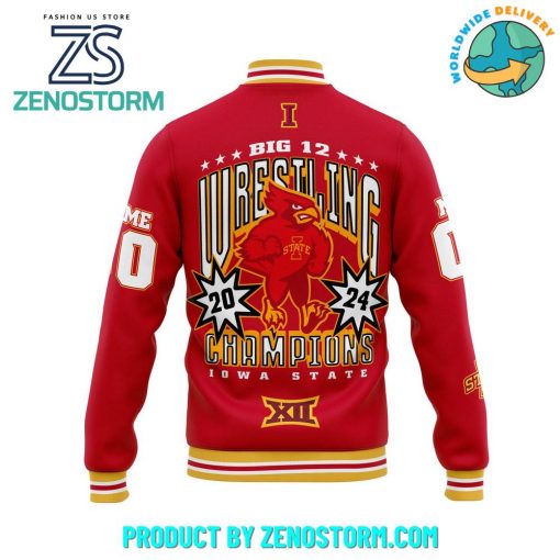 Iowa State Cyclones Football Customized Baseball Jacket