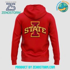 Iowa State Football NCAA 2024 Red Hoodie