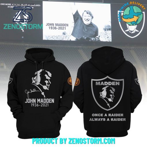 John Madden 1936-2021 Las Vegas Raiders Hoodie