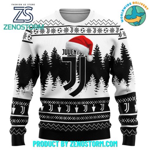 Juventus 2024 Soccer Team Ugly Christmas Sweater