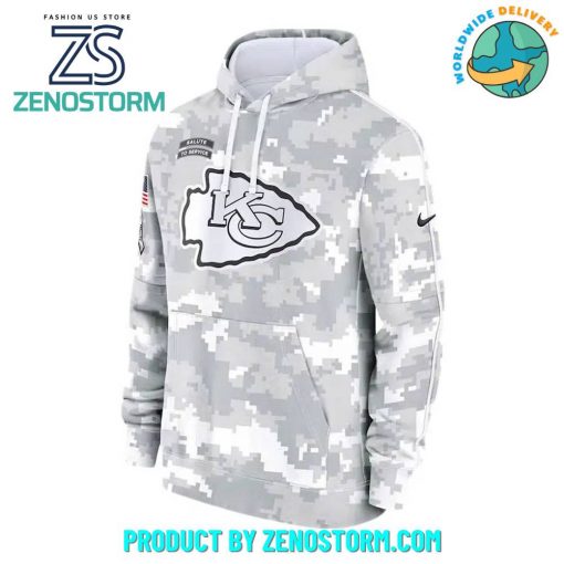 Kansas City Chiefs Arctic Camo 2024 Salute to Service Hoodie