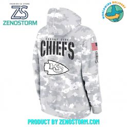 Kansas City Chiefs Arctic Camo 2024 Salute to Service Hoodie