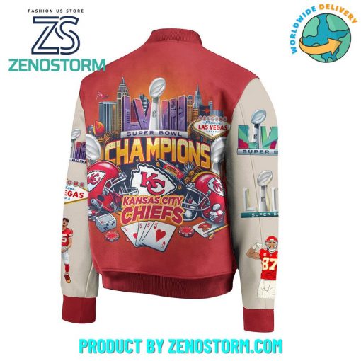 Kansas City Chiefs Super Bowl Champions 2024 Baseball Jacket