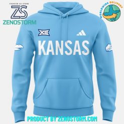 Kansas Jayhawks NCAA Football Combo Hoodie Pants Cap