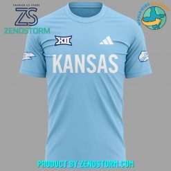 Kansas Jayhawks NCAA Football Shirt – Sky Blue