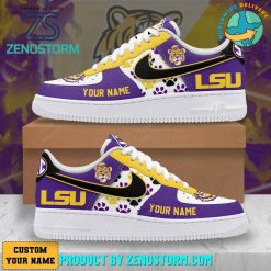 LSU Tigers Football Customized Nike Air Force 1