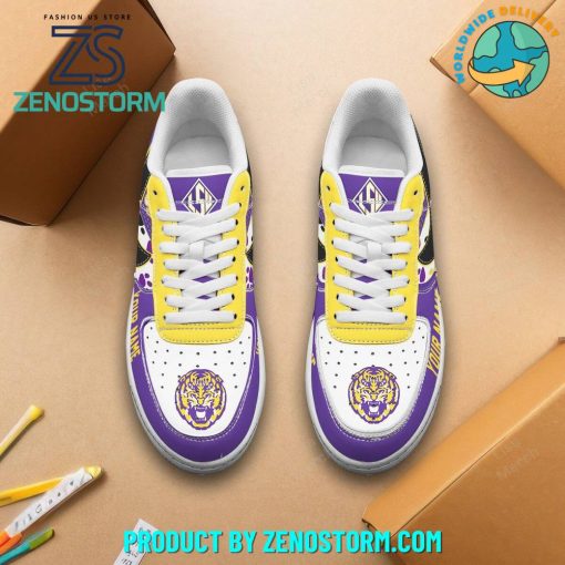 LSU Tigers Football Customized Nike Air Force 1