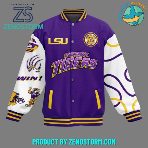 LSU Tigers Smart Women Love Baseball Jacket