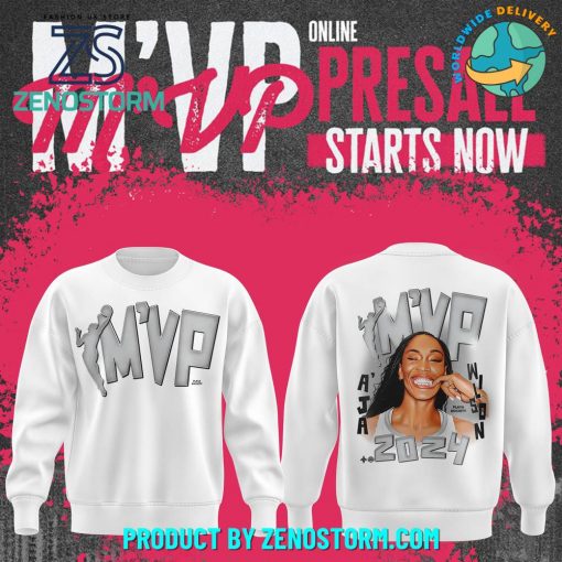 Las Vegas Aces MVP A’ja Wilson 2024 Sweatshirt – White