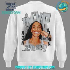 Las Vegas Aces MVP Aja Wilson 2024 Sweatshirt White