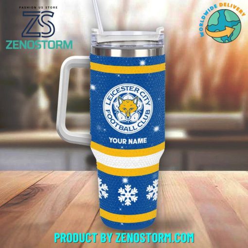 Leicester City EPL Bling Diamond Personalized Stanley Tumbler