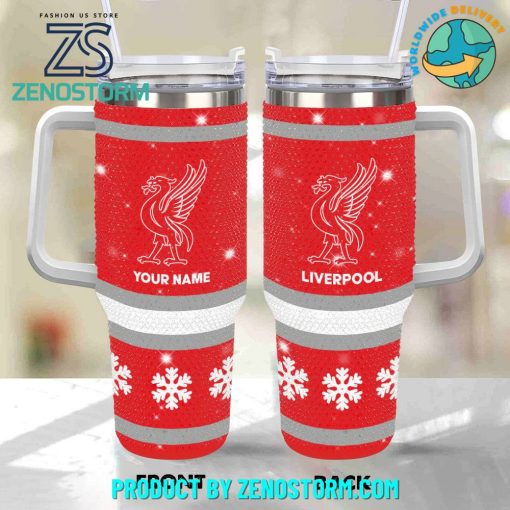 Liverpool EPL Bling Diamond Personalized Stanley Tumbler