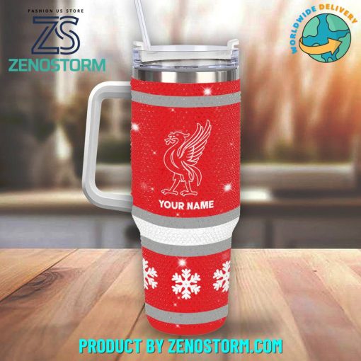 Liverpool EPL Bling Diamond Personalized Stanley Tumbler