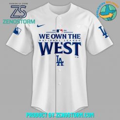 Los Angeles Dodgers 2024 NL West Champions Baseball Jersey