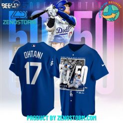 Los Angeles Dodgers MLB Shohei Ohtani 50/50 Club Baseball Jersey