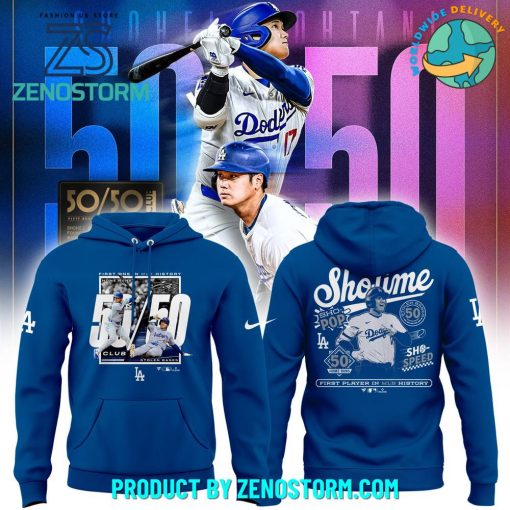 Los Angeles Dodgers MLB Shohei Ohtani 50/50 Club Hoodie