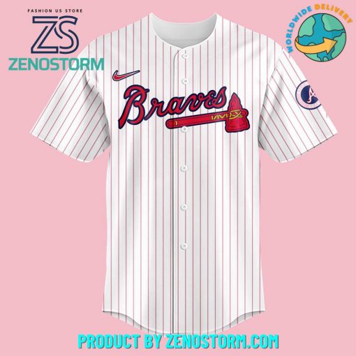 MLB Atlanta Braves x Hello Kitty Special Baseball Jersey