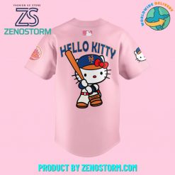 MLB New York Mets x Hello Kitty Pink Baseball Jersey