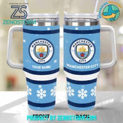 Manchester City EPL Bling Diamond Personalized Stanley Tumbler