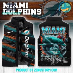 Miami Dolphins NFL 2024 Sleeveless Puffer Down Vest