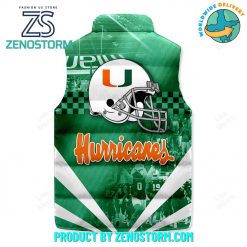 Miami Hurricanes 2024 Football Sleeveless Puffer Down Vest