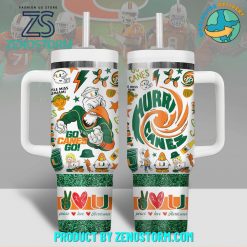 Miami Hurricanes NCAA Football Stanley Tumbler