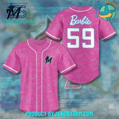 Miami Marlins x Barbie Night Game Baseball Jersey