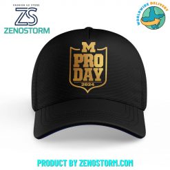 Michigan Michigan Wolverines Pro Day 2024 Black Combo Hoodie Pants Cap