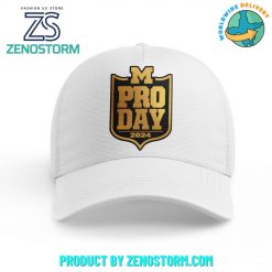 Michigan Michigan Wolverines Pro Day 2024 White Combo Hoodie Pants Cap