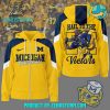 Michigan Wolverine Hail To The Victors Zip Hoodie – White