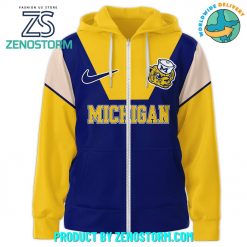 Michigan Wolverine NCAA Football Zip Hoodie