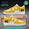 Michigan Wolverines Football Customized Air Force 1 – Blue