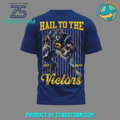 Michigan Wolverines Hail To The Victors Shirt Blue