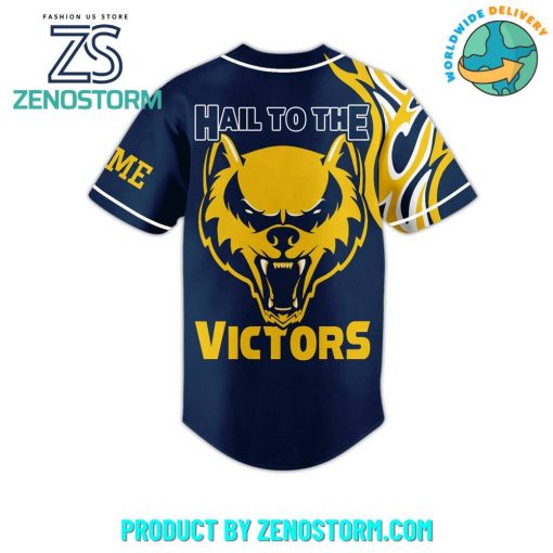 Michigan Wolverines NCAA Football Customized Baseball Jersey